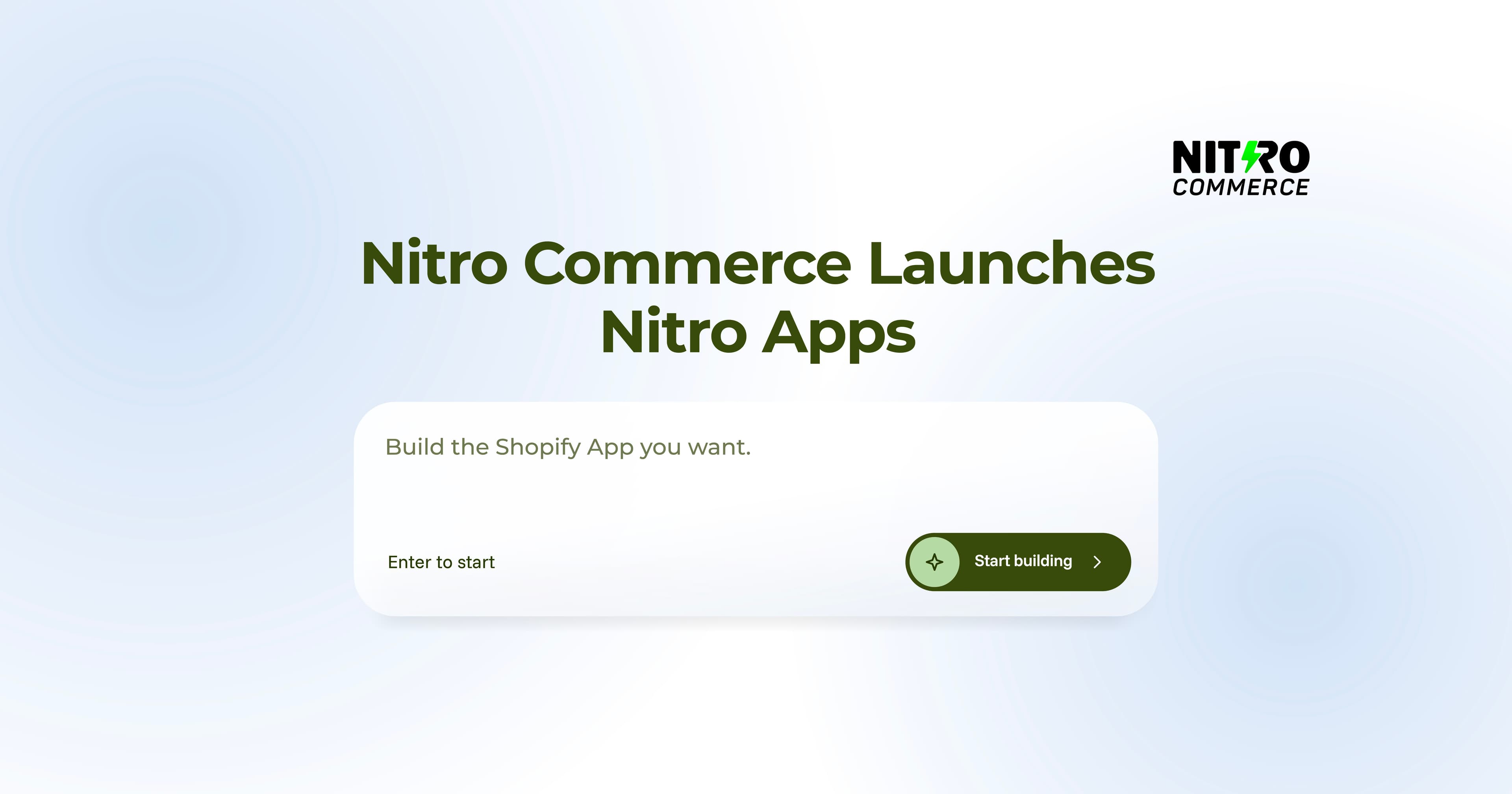 Nitro Commerce Launches New AI App Studio That Redefines Customization for Brands on Shopify