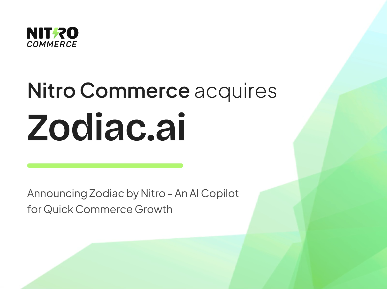Nitro Commerce acquires Zodiac: Introducing Zodiac by Nitro — an AI copilot for quick commerce